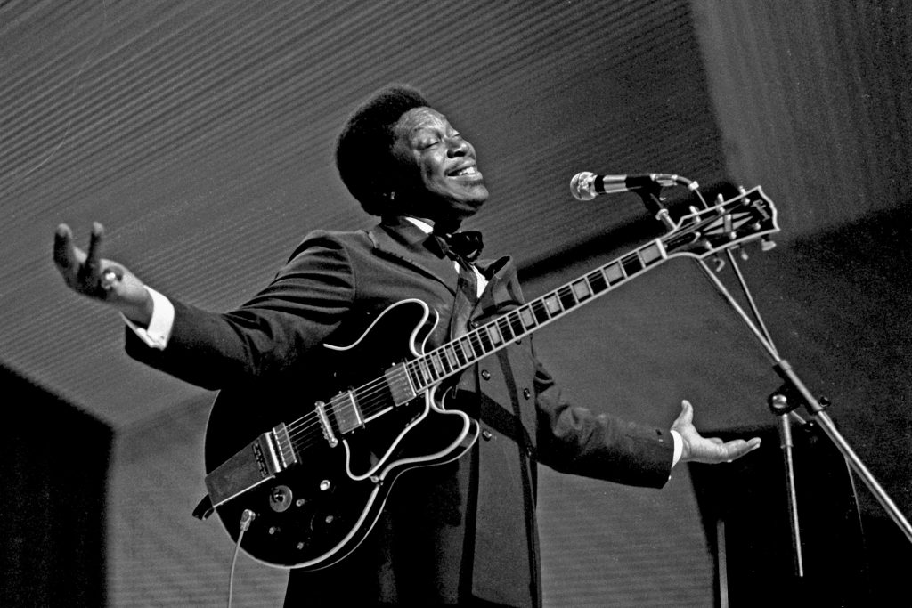 B.B. King en concert à l'Audimax de l'Université de Hambourg, 1971