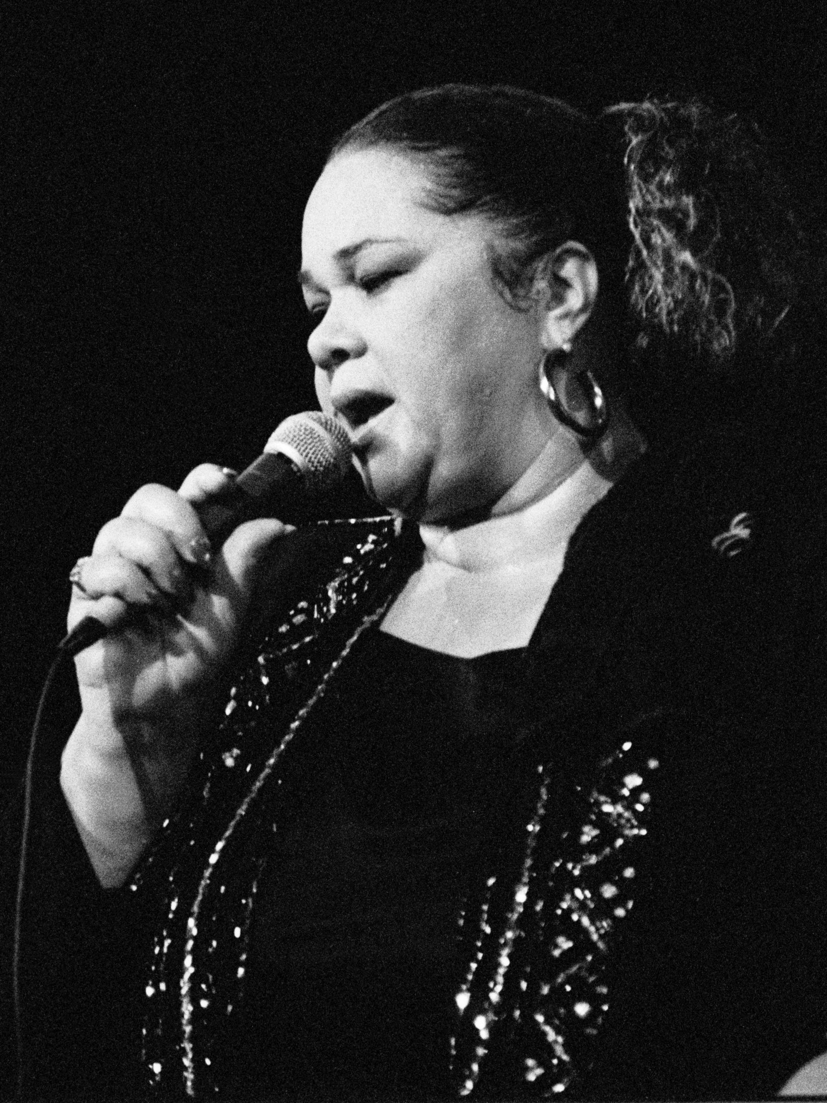 Etta James en concert à Deauville, 199
Crédits&nbsp;: Roland Godefroy, CC BY-SA 3.0 (https://creativecommons.org/licenses/by-sa/3.0/)