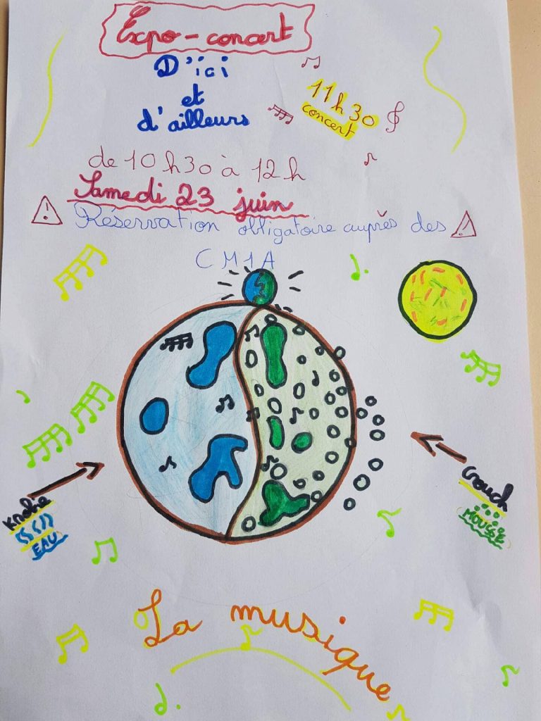 L’affiche de l’expo-concert.