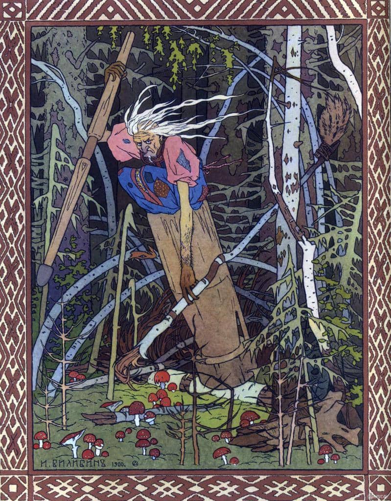 Ivan Bilibine, Baba Yaga.