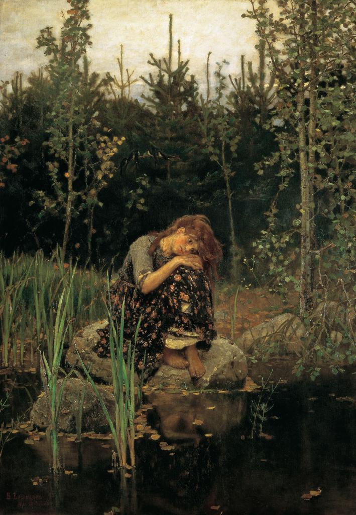 Viktor Vasnetsov, Alionouchka, inspiré par le conte Alionouchka et son frère Ivanouchka.