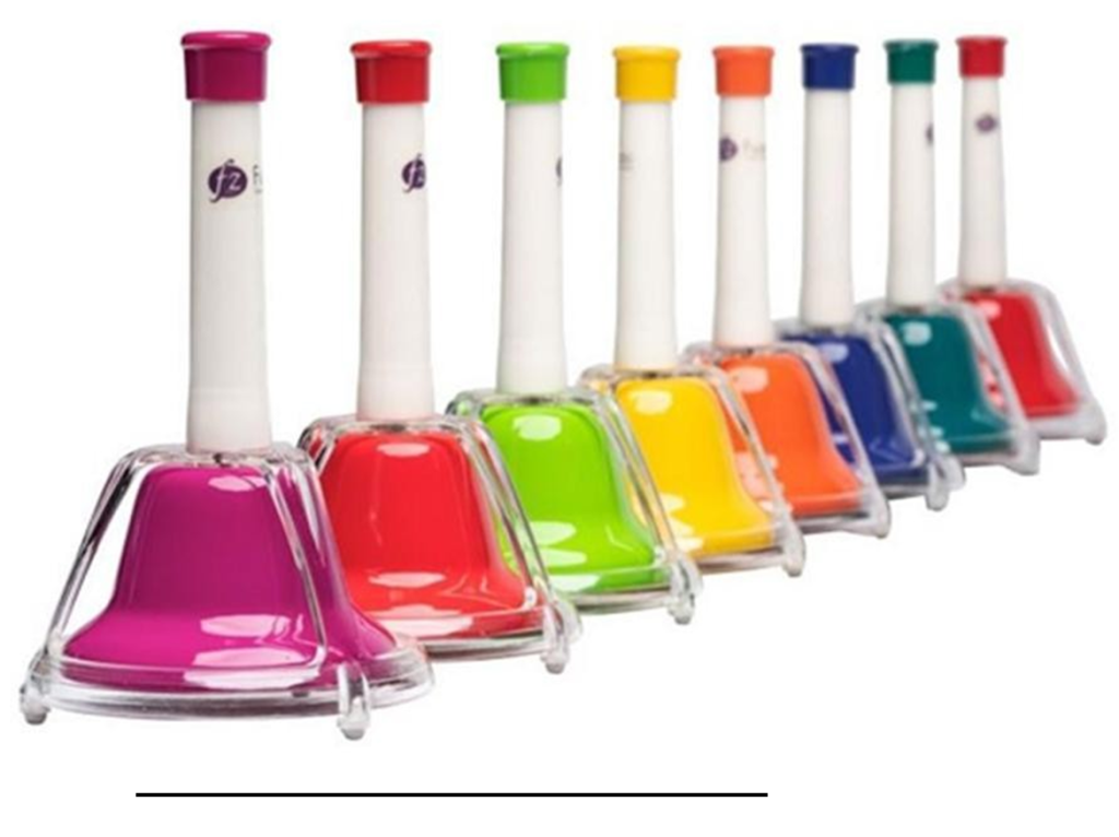 Figure 2&nbsp;: Photo d’un jeu de huit cloches Fuzeau présenté sur le site internet du magasin de musique belge Omega