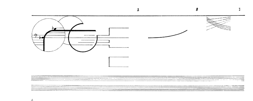 Treatise (1963-1967) de Cornelius Cardew (© Peters, Londres, p. 4).