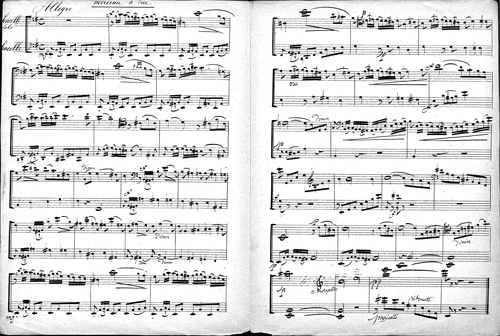 Déchiffrage pour violoncelle de 1856 - Archives nationales (France), cote AJ37/203/4