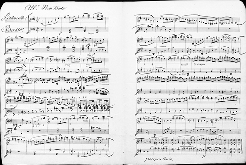 Déchiffrage pour violoncelle de Charles Baudiot, 1829 - Archives nationales (France), cote AJ37/203/4