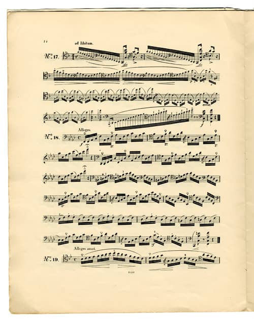 Félix Battanchon, 25 Préludes dédiés aux Artistes op. 10, Leipzig, Friedrich Hofmeister, 1906 [ca 1858 pour la 1re éd.], p. 14 (Bibliothèque du Conservatoire de Musique de Genève).