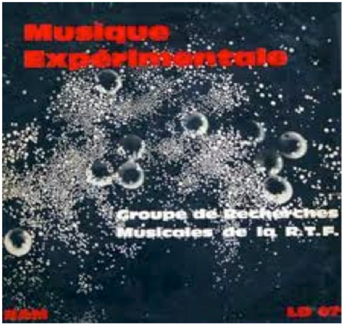 Pochette historique du disque 33 tours BAM sur lequel est gravé Texte 2 d’André Boucourechliev