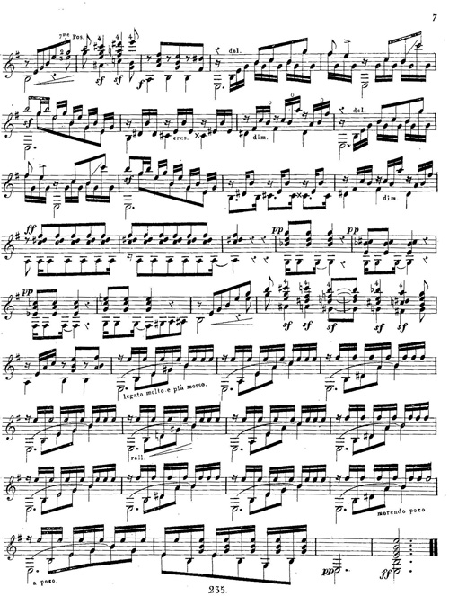Pietro Pettoletti : Impromptu pour la guitare,op. 29, Saint-Pétersbourg, Büttner, p. 7.