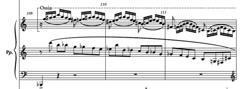 Visuel 20&nbsp;: Mouvement V, mesures 109-111, piano.