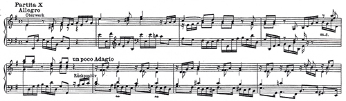 Bach, variation X, Partita sur le choral Ach, was soll ich Sünder machen BWV 770, extrait.