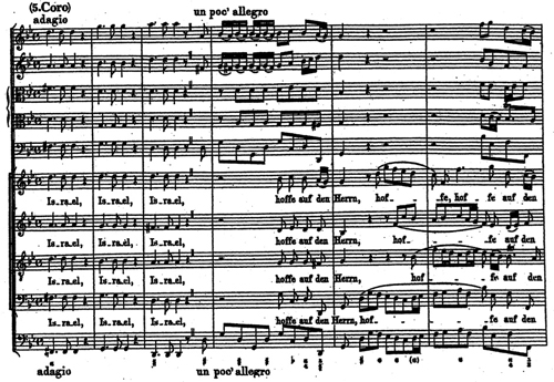 Bach, Cantate Aus der Tiefen rufe ich BWV 131, dernier chœur, extrait.