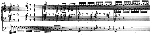 Bach, Prélude en ut mineur, version en ré mineur BWV 549a, extrait.