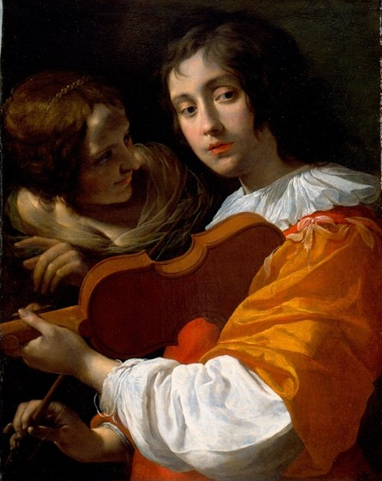 MARTINELLI Giovanni, Youth with Violin, ca. 1640/50