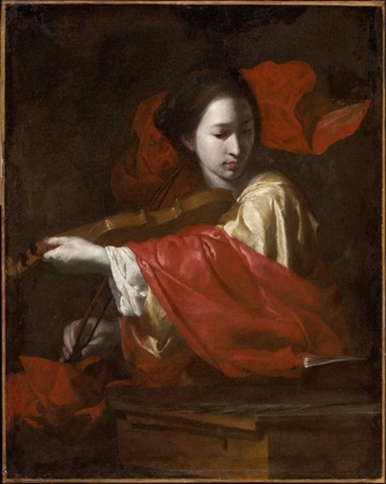 CAVALLINO Bernardo, Saint Cecilia, ca. 1645
