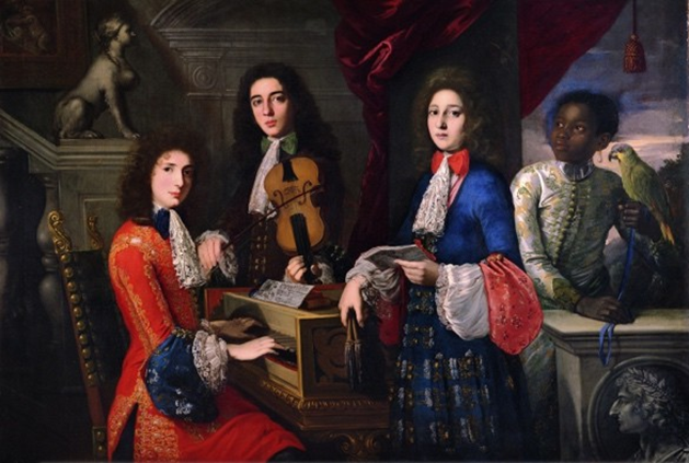 GABBIANI Anton Domenico, Portrait of Three Musicians of the Medici Court, ca. 1687