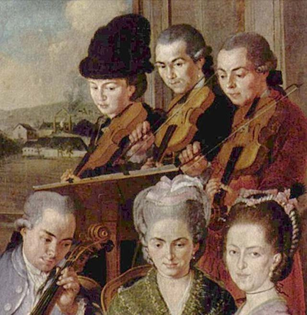 ZICK Janarius, Die Familie Remy, 1776 (détail)
