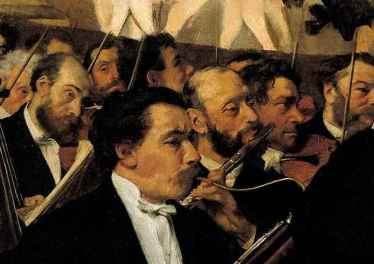 DEGAS Edgar, L’orchestre de l’Opéra, ca. 1869