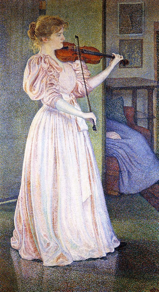 RYSSELBERGHE Théo van, Portrait de la violoniste Irma Sèthe, 1894