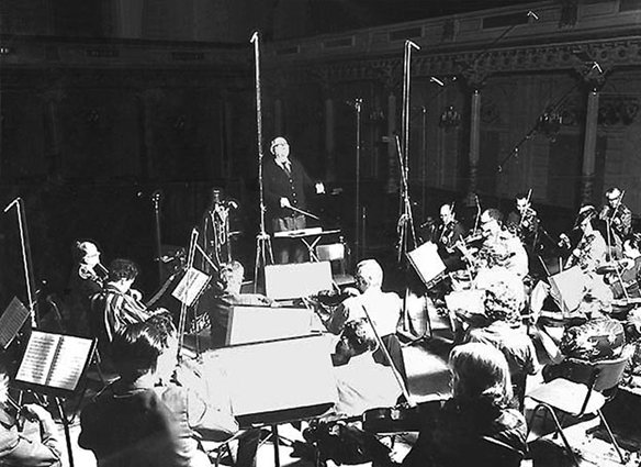 Figure 1.9 – Session d'enregistrement Philips - Crédits photo&nbsp;: [21]