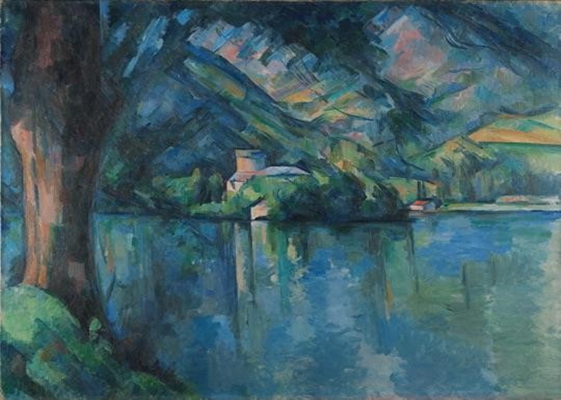 Figure 38: Paul Cézanne, Le Lac bleu, 1896, Huile sur toile, 65x81 cm, Institut Courtauld à Londres.