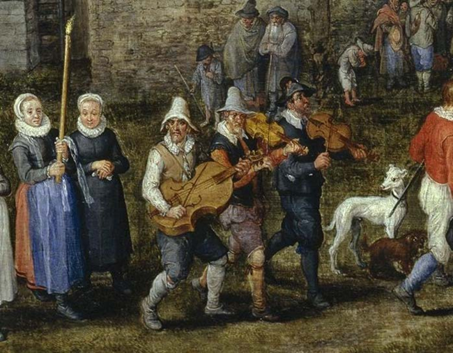 BRUEGHEL Jan, Village Wedding, 1612 (détail)