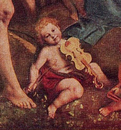 FERRARI Gaudenzio, La Madonna degli aranci, 1529/30 (détail)