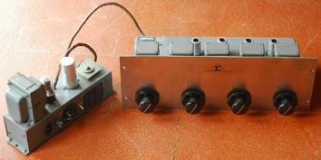Figure 5&nbsp;: Mixette à lampes Ampex / Sigma 3761 utilisée par Tom Dowd au studio Stax (Source&nbsp;: https://reverb.com)