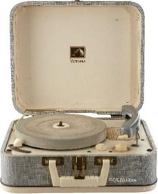 Figure 8&nbsp;: Tourne-disques mono RCA Victor 7-EP-2 (1956)(Source&nbsp;: https://www.ha.com)