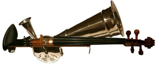 Figure 21 – Le violon Stroh, ou "violon à pavillon"