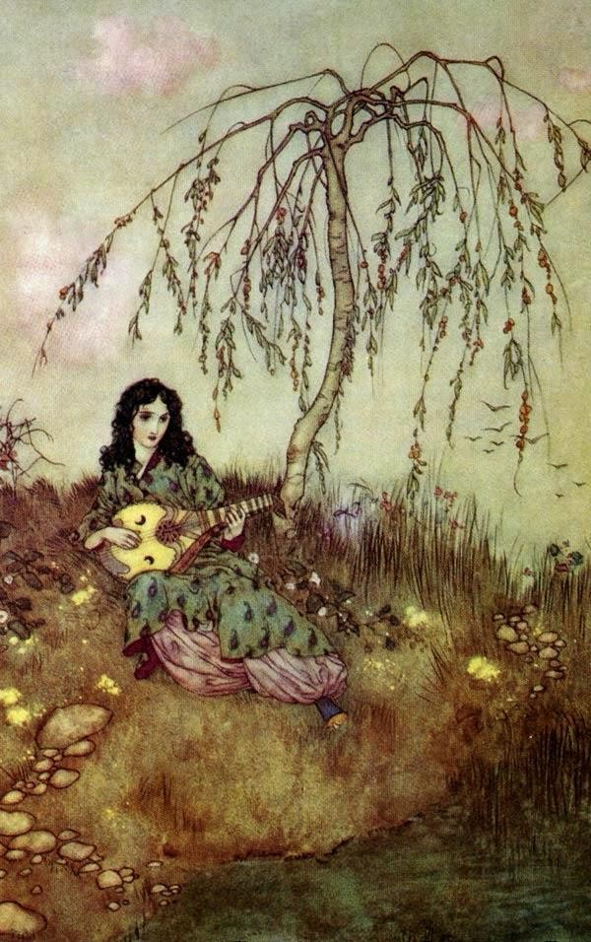 Figure 7 - la Belle et la Bête de Mme Leprince de Beaumont, ill. Edmond Dulac, 1910